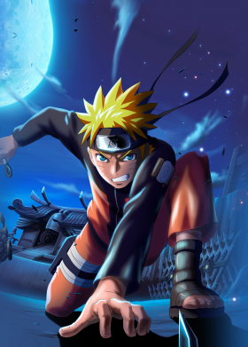 Принт Чохол для Samsung J3 2016 Naruto in the night with the blade, Фото № 2 - FATLINE