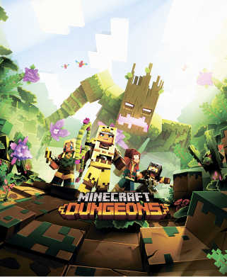 Принт 3D футболка оверсайз Minecraft: Dungeons, An Adventure Game, Фото № 2 - FATLINE