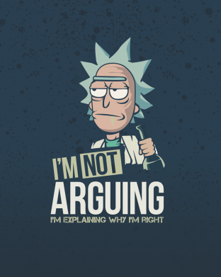 Флаг I'm not arguing 2