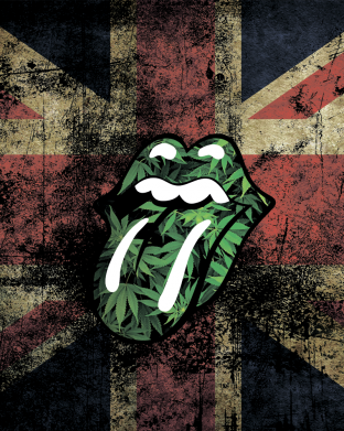 Чехол из раздела Наркоманские Lips in hemp для Oppo A55 4G 2