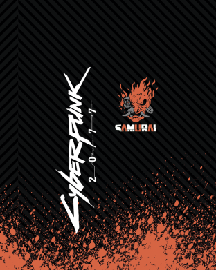 Принт 3D Полотенце Cyberpunk 2077 logo 1, Фото № 2 - FATLINE