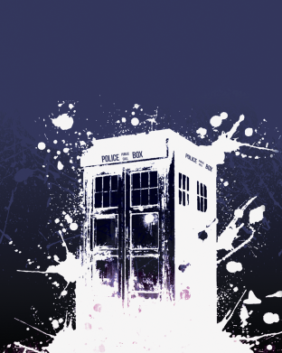 Принт Бандана-труба Box of doctor who, Фото № 2 - FATLINE