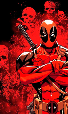 Принт Блокнот А5 Deadpool, Фото № 2 - FATLINE
