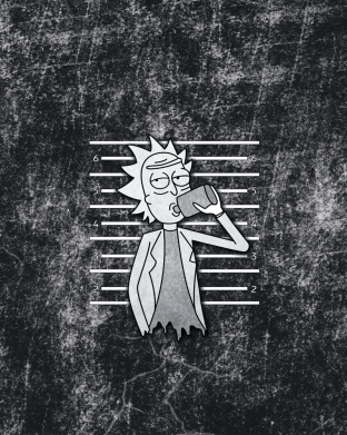 Принт Чохол для Samsung S20 FE Rick and a bottle, Фото № 2 - FATLINE