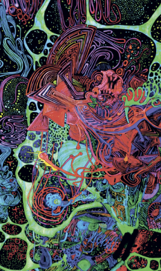 Чехол из раздела Тай-дай Psychedelic 1 для Oppo A73 2