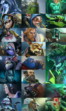 Принт Флаг Dota 2 characters, Фото № 2 - FATLINE