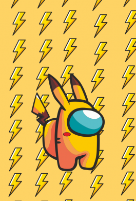 Чехол из раздела Игры Among Us - Pikachu skin для Apple iPhone 15 Pro Max 2