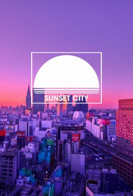 Чохол з розділу Країни Sunset city для Xiaomi Redmi Note 9 5G/Redmi Note 9T 2