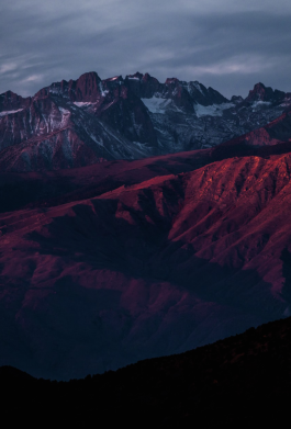 Принт Чохол для Huawei P Smart Plus 2018 Red mountains, Фото № 2 - FATLINE