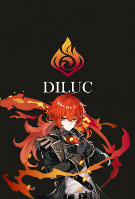 Чохол з розділу Genshin Impact Genshin Impact Diluc для Xiaomi Poco X4 Pro 5G 2