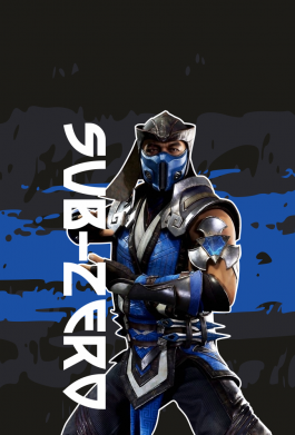Принт Чохол для iPhone 8 Plus Mortal Kombat  Sub-Zero, Фото № 2 - FATLINE