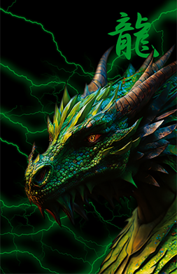 Чохол з розділу Дракон Зелений Дракон! для Xiaomi Redmi Note 10 5G 2