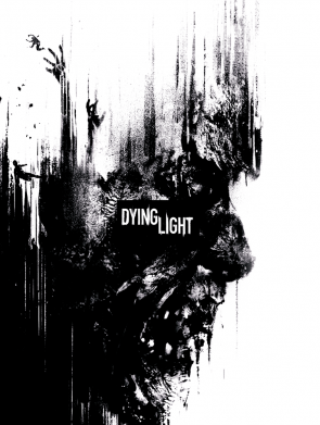 Флаг Dying Light, black and white 2