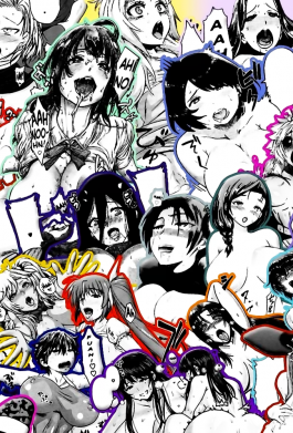 Принт Чехол для Oppo A52/A72/A92 Ahegao anime characters manga, Фото № 2 - FATLINE