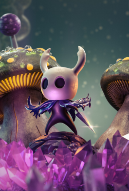 Принт Чохол для iPhone Xs Max Hollow Knight in the Crystal cave, Фото № 2 - FATLINE