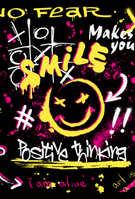 Чехол из раздела Граффити Street art smile для Xiaomi 11T 2