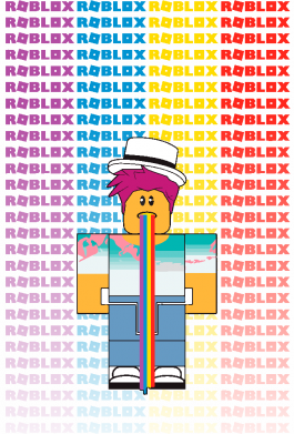Чехол из раздела Roblox 3D Roblox Rainbow для Oppo A53/A32/A33 2