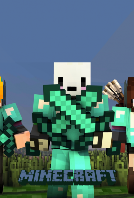 Чохол з розділу Minecraft Novaskin Minecraft для Xiaomi Redmi Note 9 5G/Redmi Note 9T 2