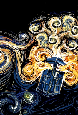 Чехол из раздела Doctor Who Van Gogh's Tardis для Samsung A73 5G 2