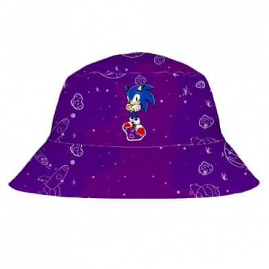 Принт 3D панама Sonic and space, Фото № 1 - FATLINE