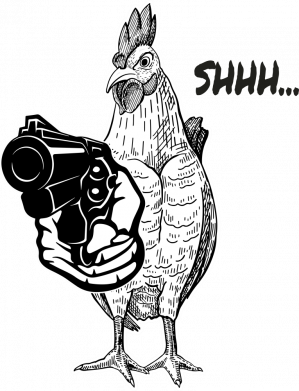 Чехол из раздела Птицы Курица Гангстер для Xiaomi Poco X4 Pro 5G 2