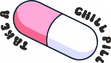 Принт Коврик для мыши Take a chill pill, Фото № 2 - FATLINE