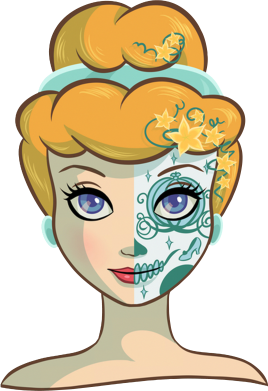 Кружка-хамелеон Золушка арт 2