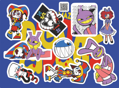 Стікерпак Дивовижний цифровий цирк Стікерпак 2