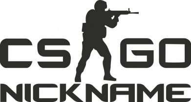 Шеврон прямокутний Counter-Strike nickname 2
