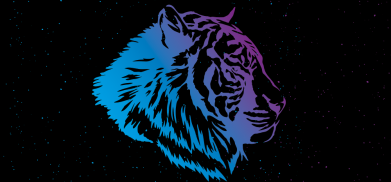 Флаг Neon Tiger 2
