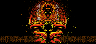 Кружка-хамелеон с полной запечткой Рёмен Сукуна И Итадори Юджи 2