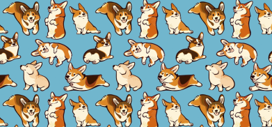 Флаг Cute Corgis 2