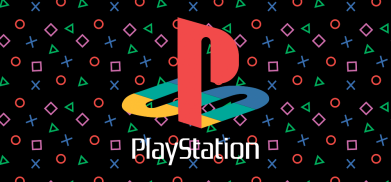 Флаг PS Play Station Logo 2