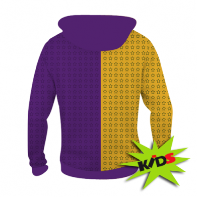 Детская 3D худи Los Angeles Lakers and stars 2