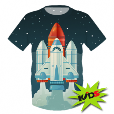 Детская 3D футболка Ретро фамилия и номер 2