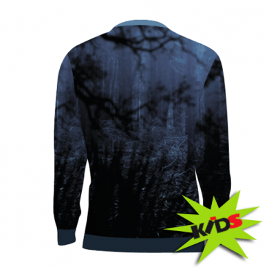 Детский 3D свитшот Two wolves in the forest 2