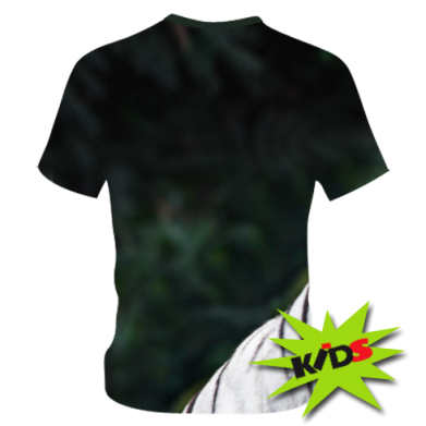 Детская 3D футболка Tiger albino 2