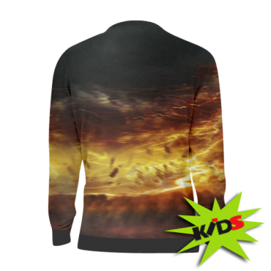 Принт Детский 3D свитшот Flash in move, Фото № 2 - FATLINE