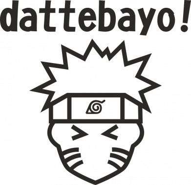 Принт Кружка 320ml Naruto dattebayo!, Фото № 2 - FATLINE