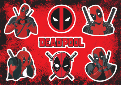 Deadpool stickers