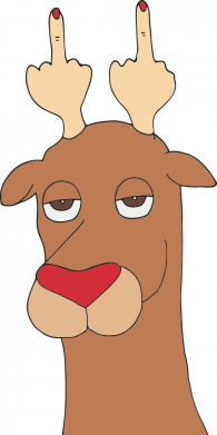 Футболка оверсайз FATLINE Недоброзичливий олень 2