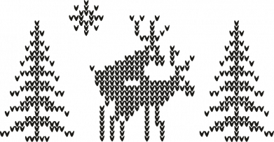 Женская футболка Неприличные олени 2