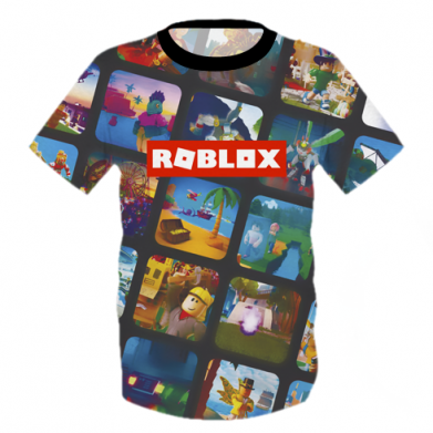 Принт Дитяча футболка 3D Roblox frames, Фото № 2 - FATLINE