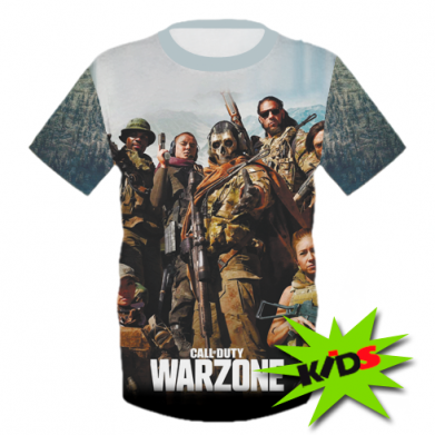 Принт Дитяча футболка 3D   Call of duty team, Фото № 2 - FATLINE
