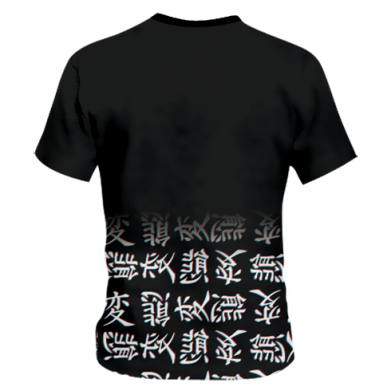 Детская 3D футболка SENPAI Hieroglyphs 2