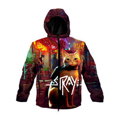 Принт 3D куртка детская Stray game, Фото № 2 - FATLINE