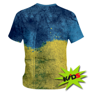 Дитяча футболка 3D Coat of Arms Ukraine 2