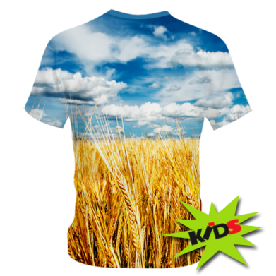 Дитяча футболка 3D Пшениця 2