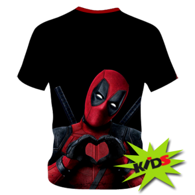 Дитяча футболка 3D Deadpool is cool 2