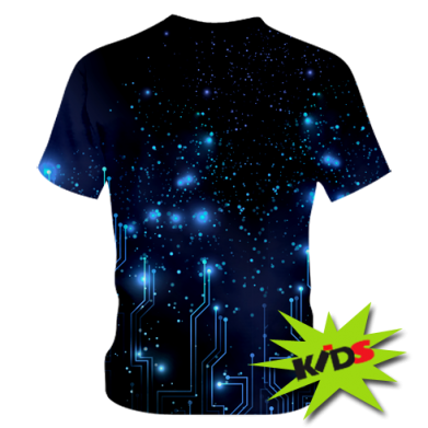 Детская 3D футболка LEDs 2